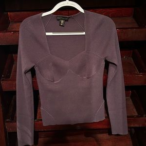 House of Harlow 1960 Ribbed Long Sleeve Sweater